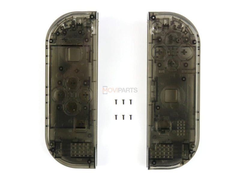 For Nintendo Switch Joy-Con - Clearview Left And Right Housing Shell Clear Black Console Parts