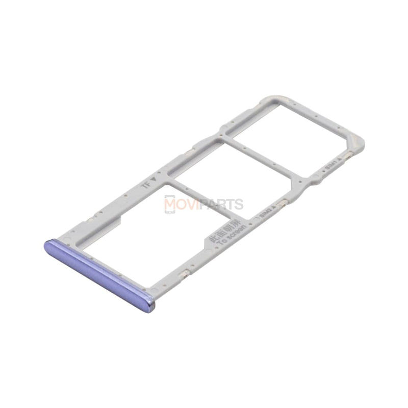 Huawei Y8S Sim And Sd Card Holder Aurora Purple Spare Parts