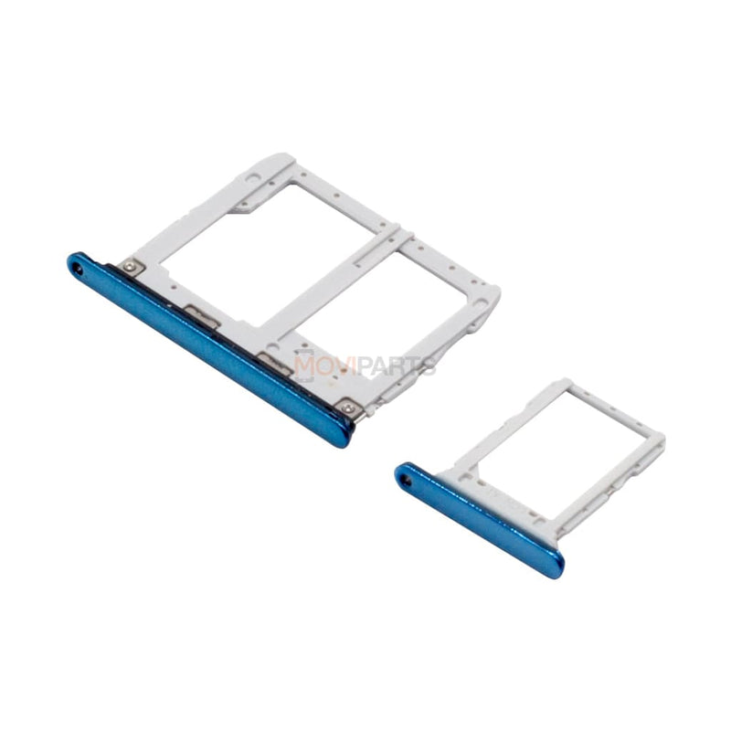 Lg K40 Sim And Sd Card Holder Blue Spare Parts