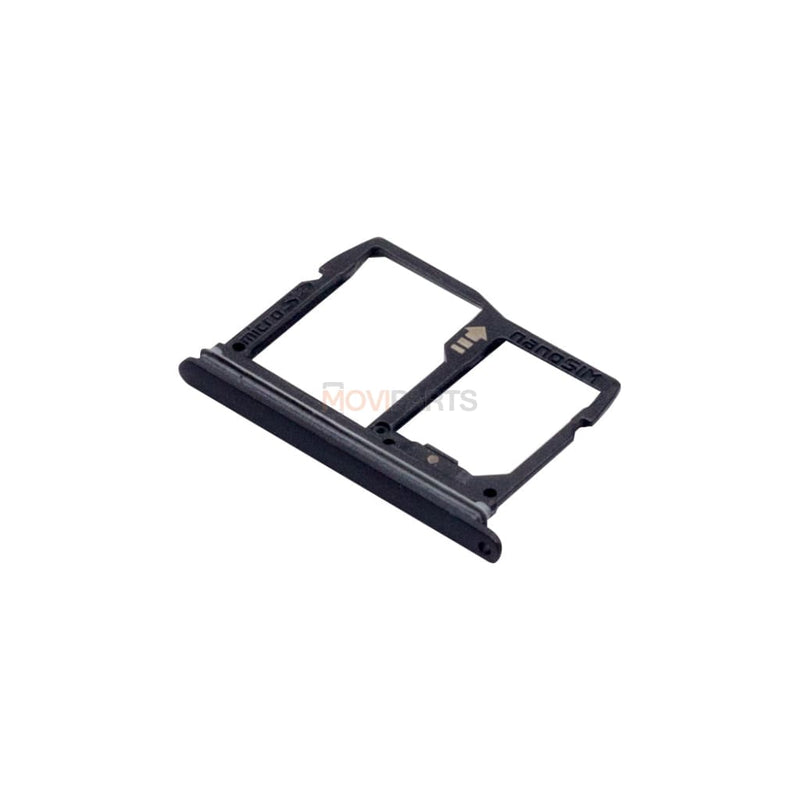 Lg Q8 (2018) Sim And Sd Card Holder Black Spare Parts