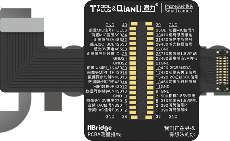 Qianli Iphone 6G Front Camera Replacement Fpc For Ibridge Toolplus Spare Parts