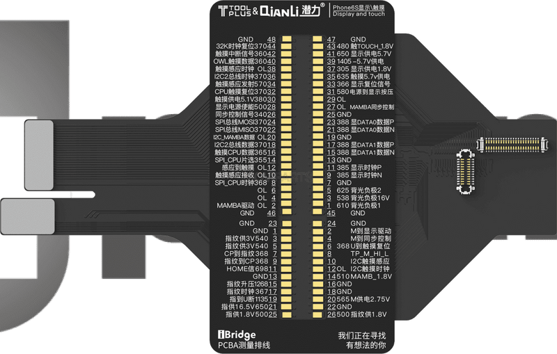 Qianli Iphone 6S Display And Touch Replacement Fpc For Ibridge Toolplus Spare Parts