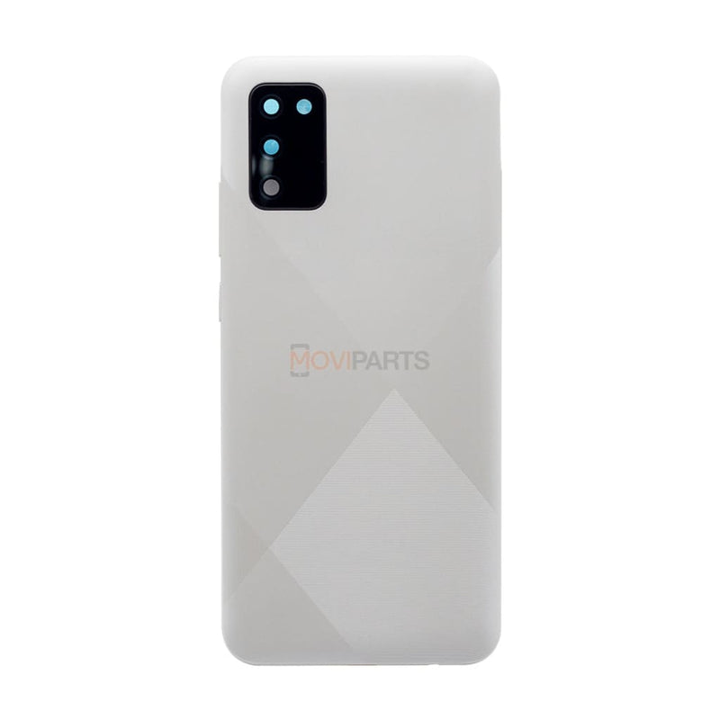 Samsung Galaxy A02S A025F Back Cover White (+ Lens) Spare Parts