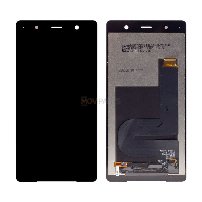 Sony Xperia Xz2 Premium Display And Digitizer Chrome Black Spare Parts