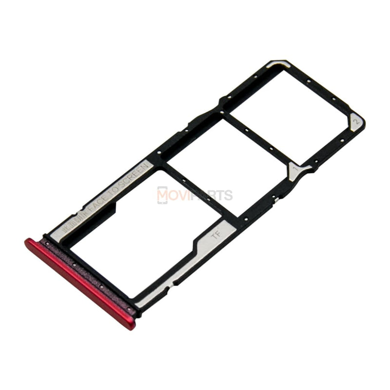 Xiaomi Redmi 8A Sim And Sd Card Holder Sunset Red Spare Parts