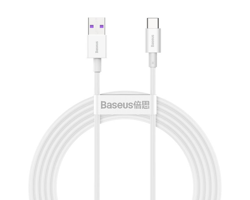 Baseus Superior Series Fast Charging Data Cable USB to Type-C 66W 2m White (CATYS-A02)