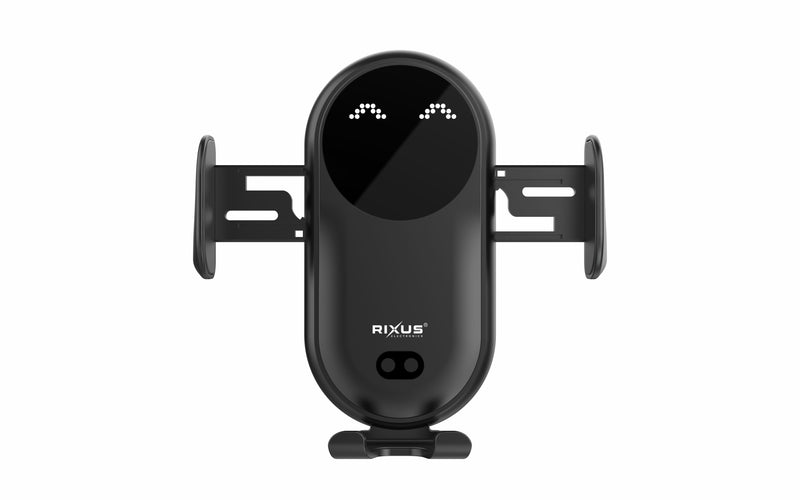 Rixus RXWC22 Wireless Auto-Sensoring Car Holder Black