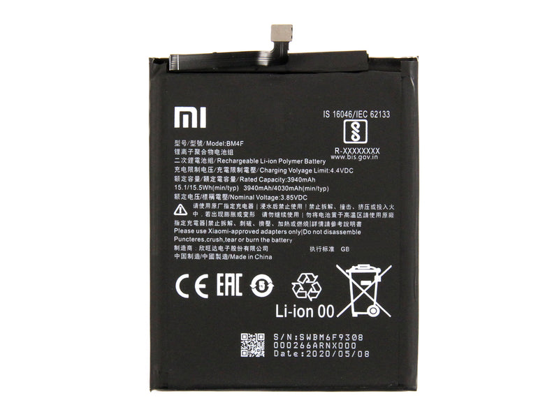 Xiaomi Mi A3, Mi CC9, Mi CC9e Battery BM4F (OEM)
