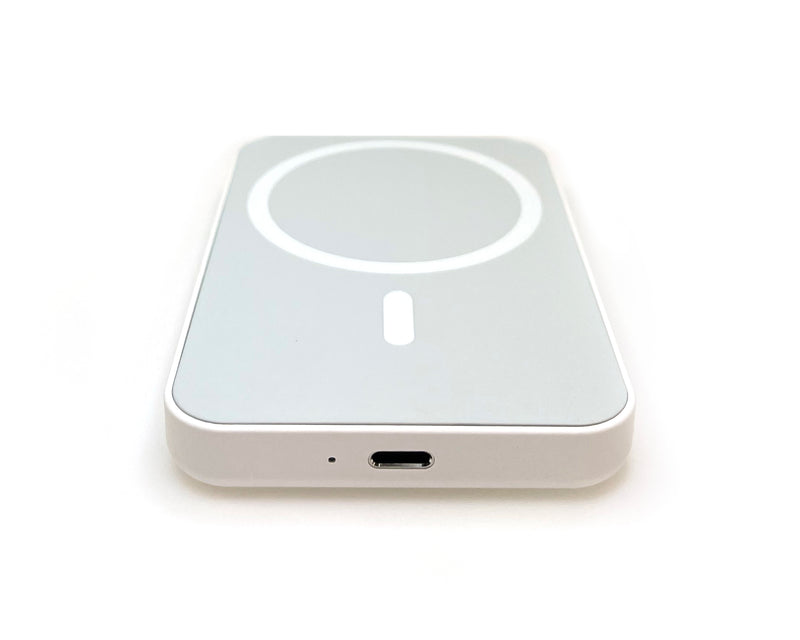 For iPhone 12/13 Series Battery Pack Magnetic Charging White