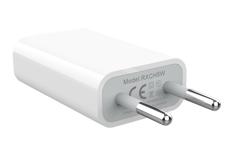 Rixus RXCH5W USB Power Adapter 5W White (No Box)