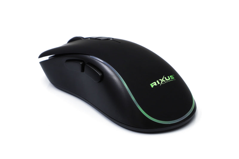 Rixus RXWM32 Wireless Gaming Mouse G-Pad Black