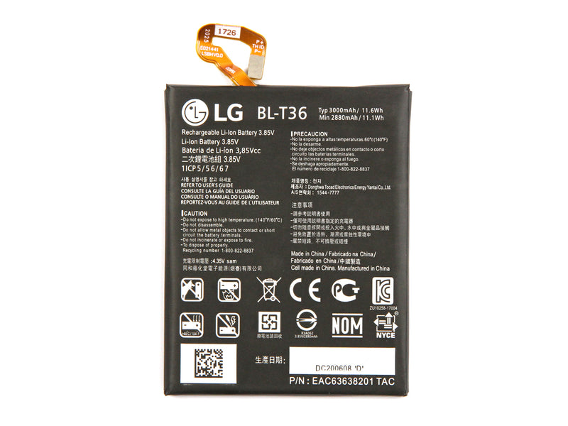 LG K11 Plus (2018) BL-T36 Battery (OEM)