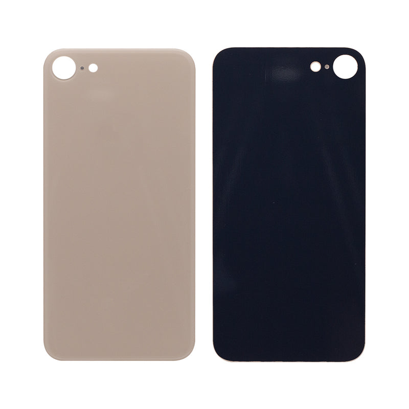 For iPhone 8 Extra Glass Gold (Enlarged camera frame)
