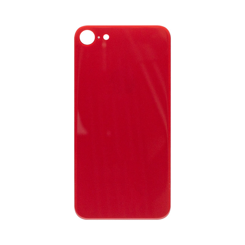 For iPhone 8 Extra Glass Red (Enlarged camera frame)