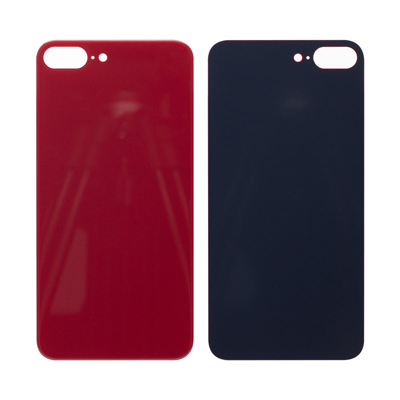 For iPhone 8 Plus Extra Glass Red (Enlarged camera frame)