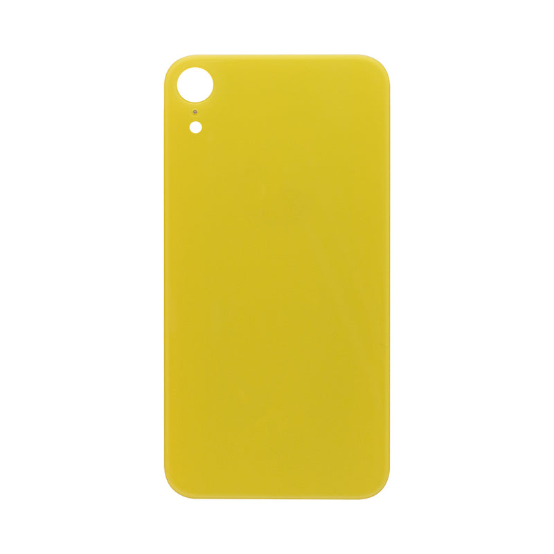 For iPhone Xr Extra Glass Yellow (Enlarged camera frame)