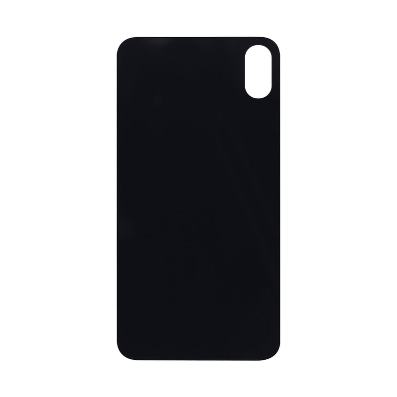 For iPhone Xs Max Extra Glass Black (Enlarged camera frame)