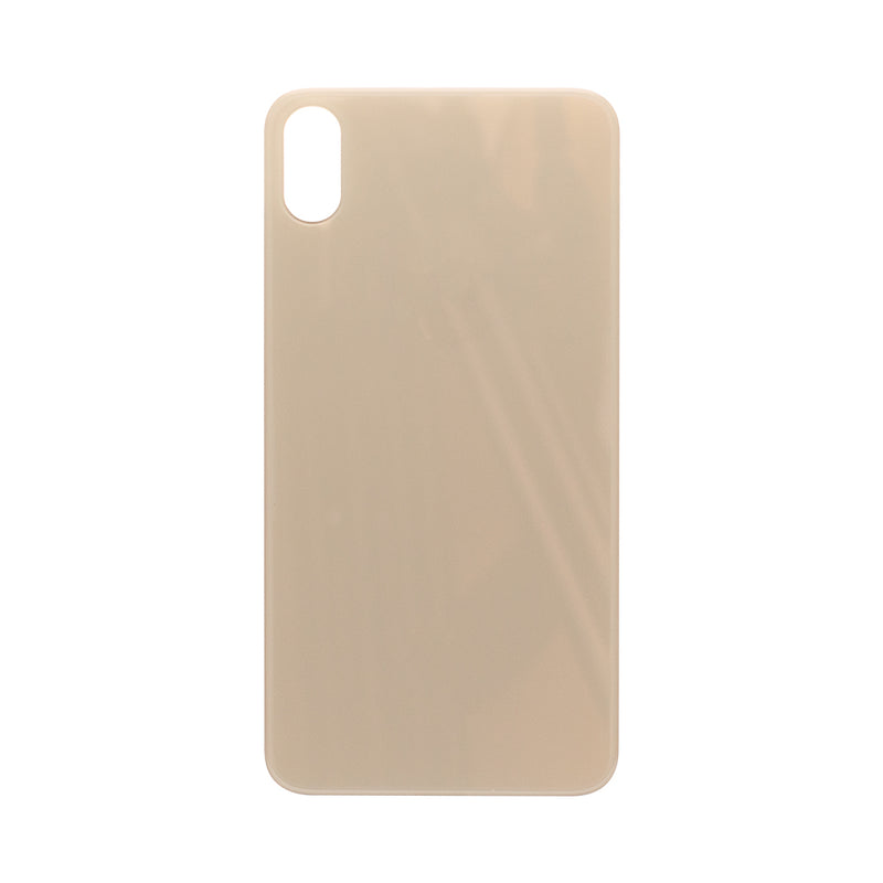 For iPhone Xs Max Extra Glass Gold (Enlarged camera frame)