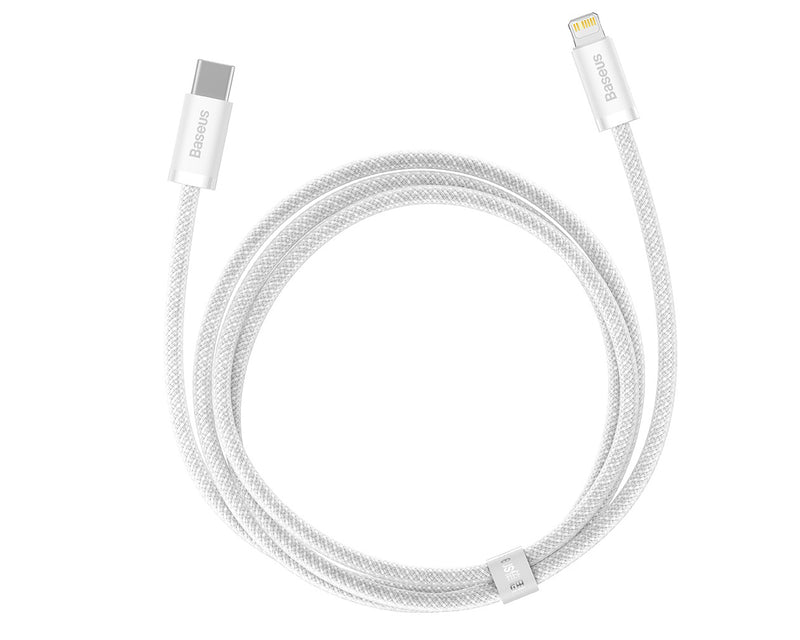 Baseus Dynamic Series Fast Charging Data Cable USB-C To Lightning 20W 1m White (CALD000002)