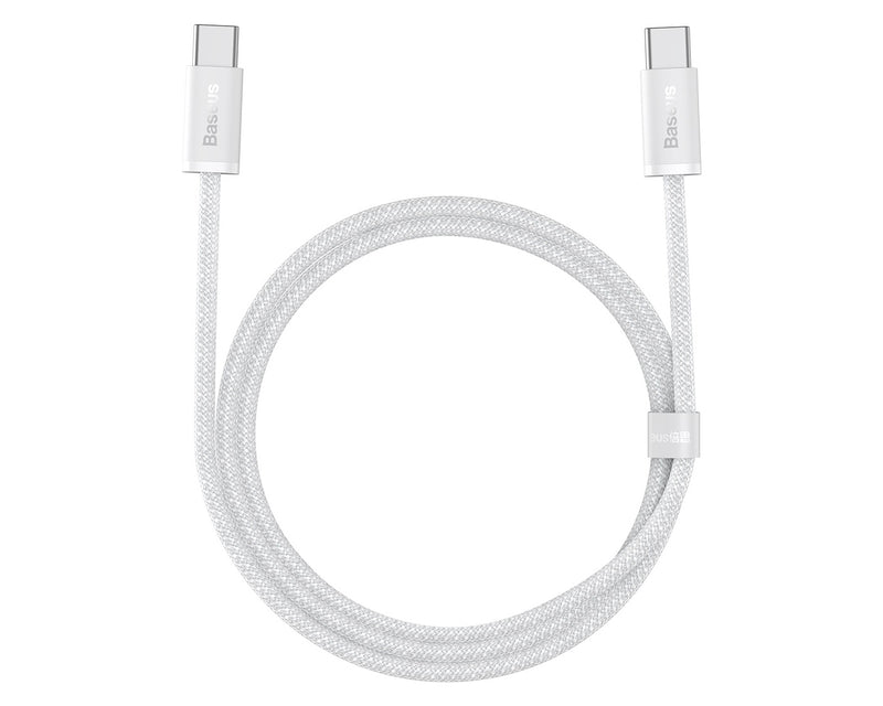 Baseus Dynamic Series Fast Charging Data Cable USB-C To USB-C 100W 1m White (CALD000202)