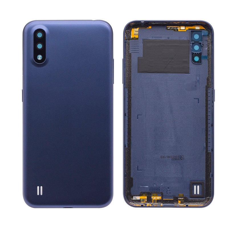 Samsung Galaxy A01 A015F Back Cover Blue (+ Lens)