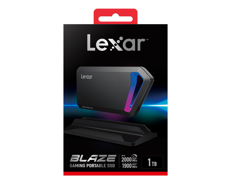 Lexar SL660 512GB Blaze Gaming Portable SSD USB3.2 Gen2x2