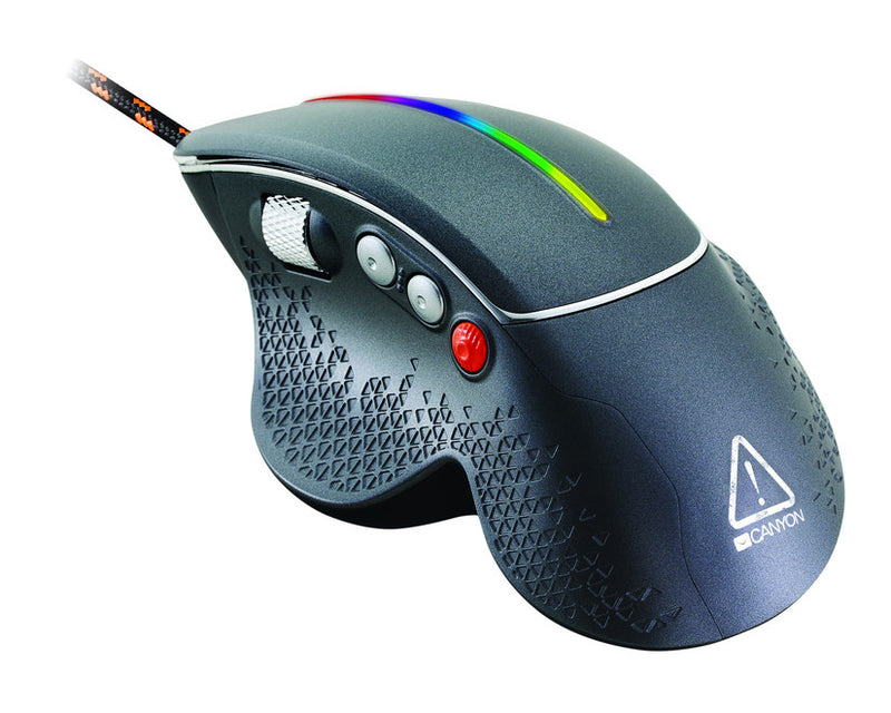 Canyon Gaming Mouse GM-12 Apstar RGB 6 Buttons Dark Grey