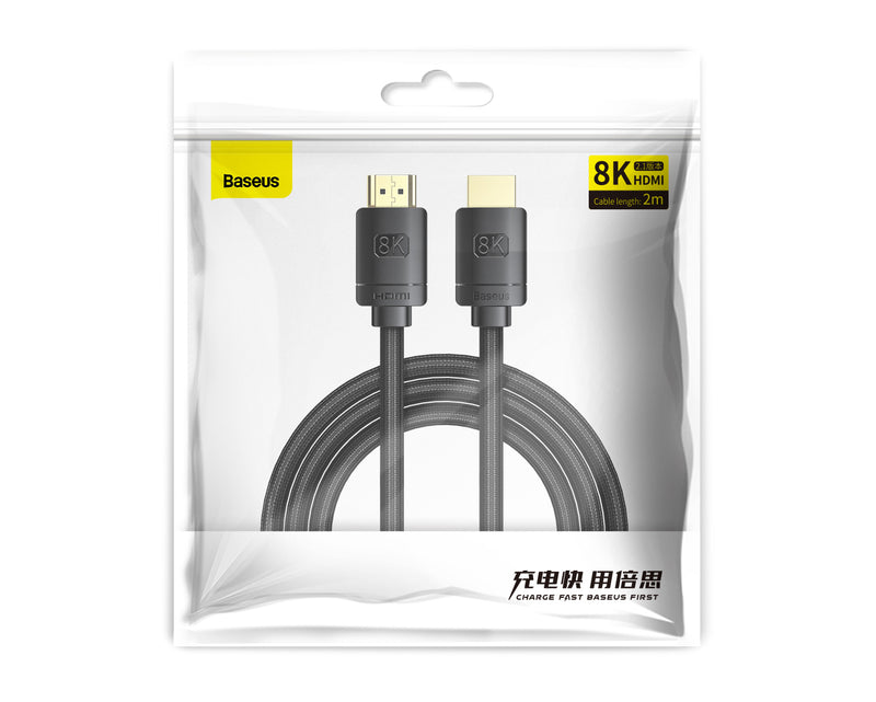 Baseus High Definition Series 8K HDMI Cable 2m Black (CAKGQ-K01)