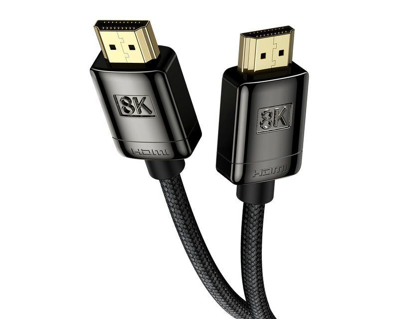 Baseus High Definition Series 8K HDMI Cable (Zinc alloy) 2m Black (WKGQ000101)