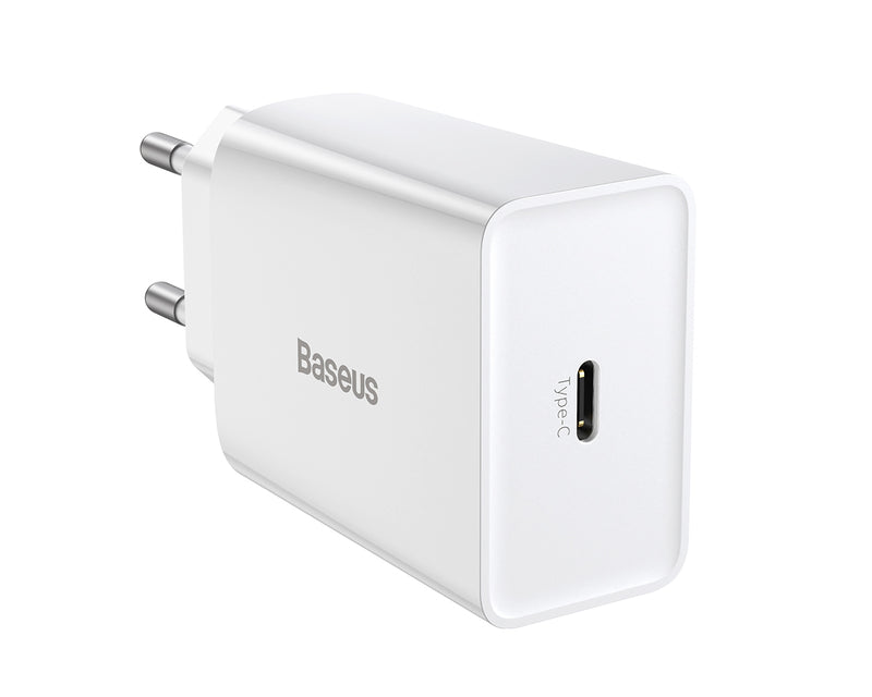 Baseus Speed Mini USB-C Quick Charger 20W EU White (CCFS-SN02)