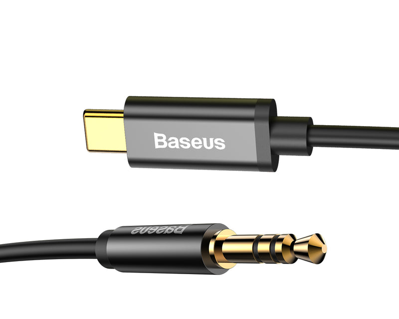 Baseus Yiven USB-C Male To 3.5 Male Audio Cable 120CM Black (CAM01-01)