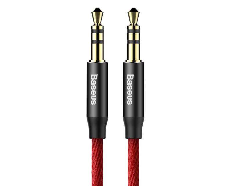 Baseus Yiven M30 Audio Cable 3.5mm Jack 1.5m Red (CAM30-C91)