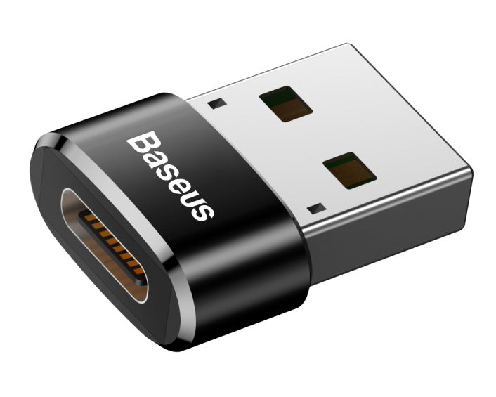 Baseus USB Male To USB-C Female Converter Black (CAAOTG-01)