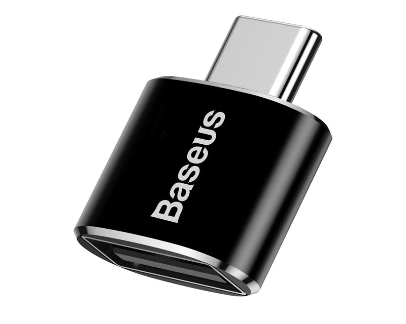 Baseus USB Female To USB-C Male Adapter Converter Black (CATOTG-01)