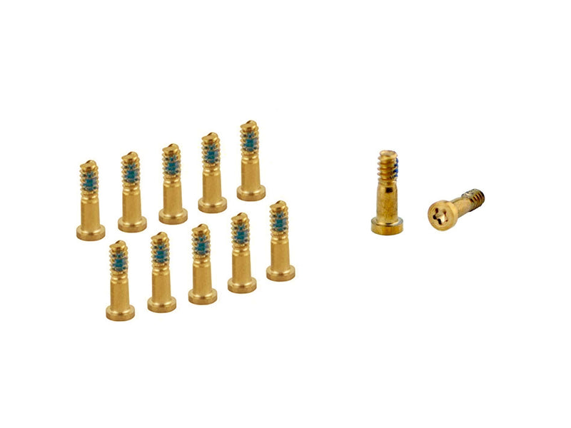 For iPhone 8, iPhone 8 Plus Bottom Screw Set Gold (10pc)