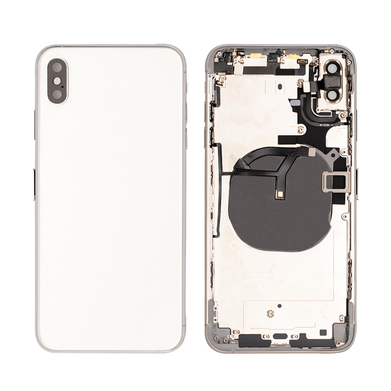 For iPhone XS Max Complete Housing Incl All Small Parts Without Battery And Back Camera (White)