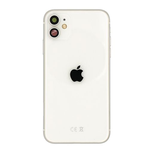For iPhone 11 Complete Housing Incl All Small Parts Without Battery And Back Camera (White)