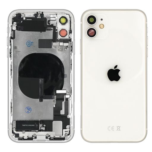 For iPhone 11 Complete Housing Incl All Small Parts Without Battery And Back Camera (White)