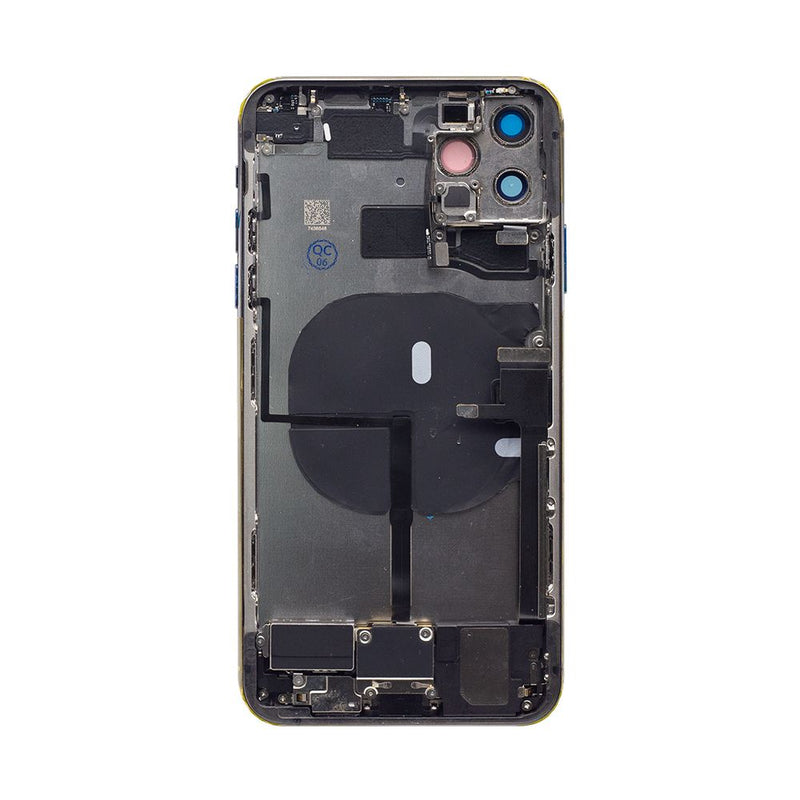 For iPhone 11 Pro Max Complete Housing Incl All Small Parts Without Battery and Back Camera (Black)