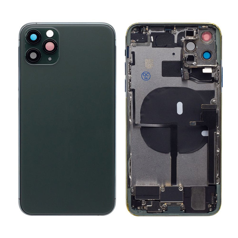 For iPhone 11 Pro Max Complete Housing Incl All Small Parts Without Battery and Back Camera Green