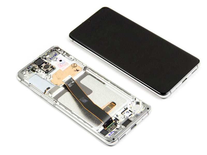 Samsung Galaxy S20 G980F, S20 5G G981F Display and Digitizer Complete Cloud White