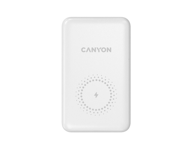 Canyon Magsafe Powerbank PB-1001 Wireless USB/USB-C 10.000 mAh White