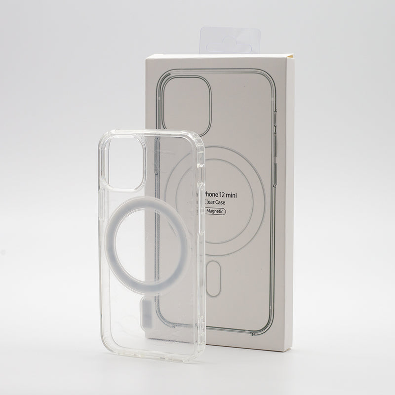 For iPhone 12 Mini Magnetic Clear Case