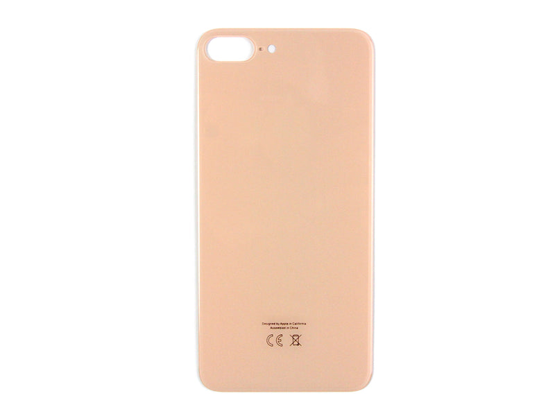 For iPhone 8 Plus Extra Glass Rose Gold (Enlarged camera frame)