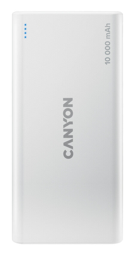 Canyon Powerbank PB-108 USB/USB-C 10.000 mAh White