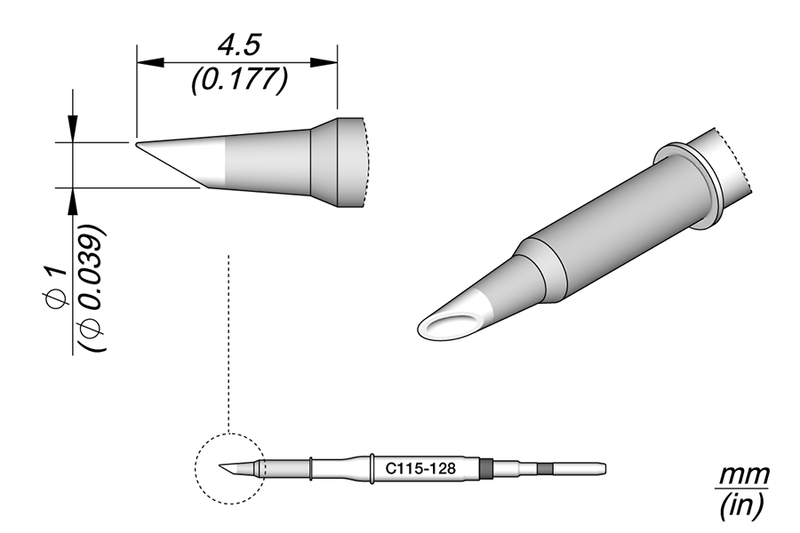 JBC Cartridge Spoon Ø1 (C115128)