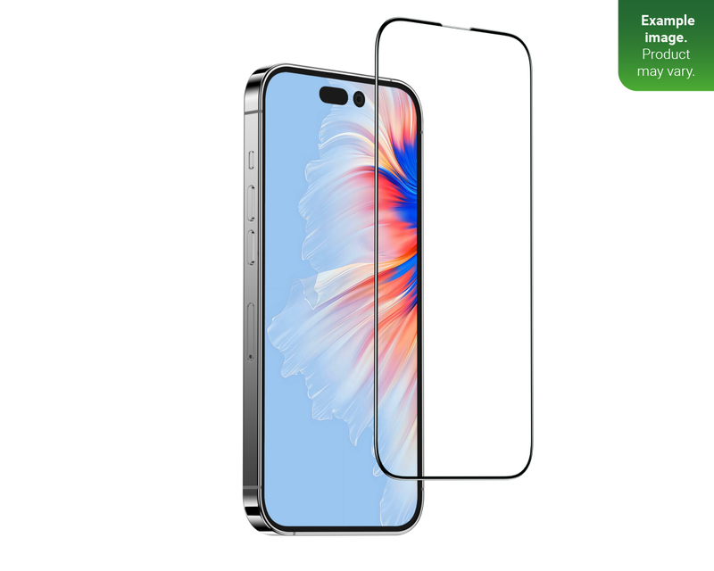 Rixus For iPhone 14 Plus, 13 Pro Max Tempered Glass Curved Edge