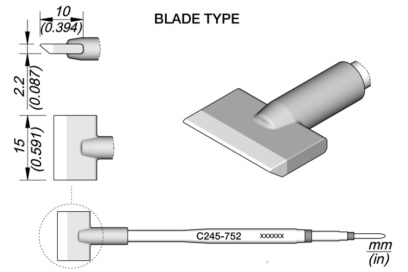 JBC Cartridge Blade 15. 0 (C245752)