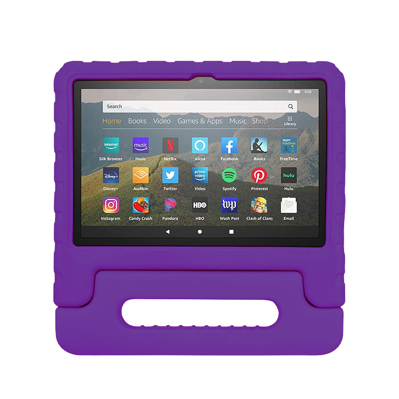 Rixus RXTC06 Tablet Kids Case iPad Air 1,9.7, iPad 5, iPad 2,9.7 iPad 6, iPad Pro 9.7, iPad 7 Purple