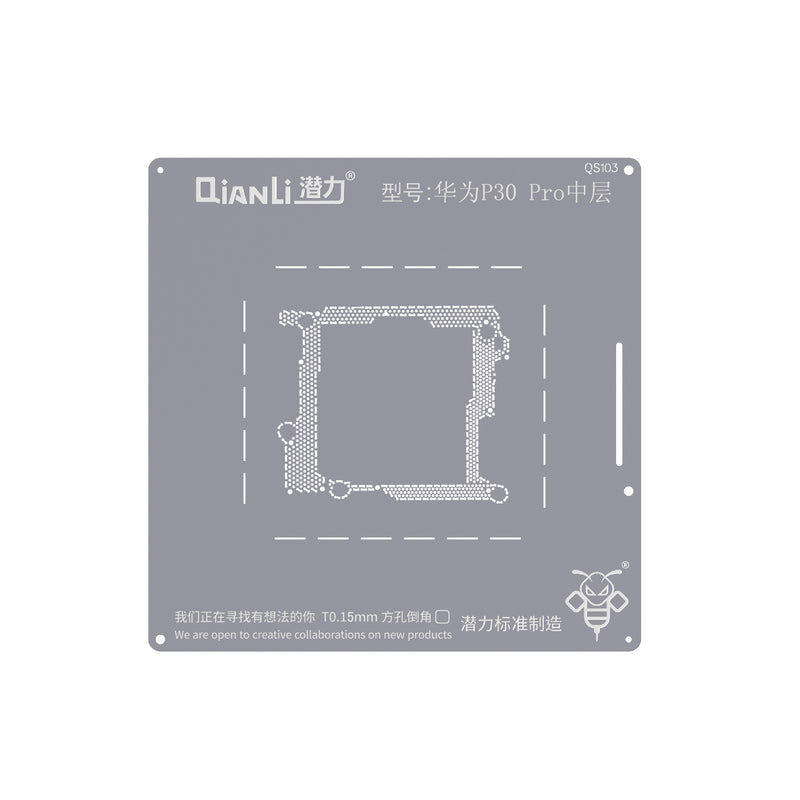 Qianli Bumblebee Stencil (QS103) Huawei P30 Middle Layer (0.10)